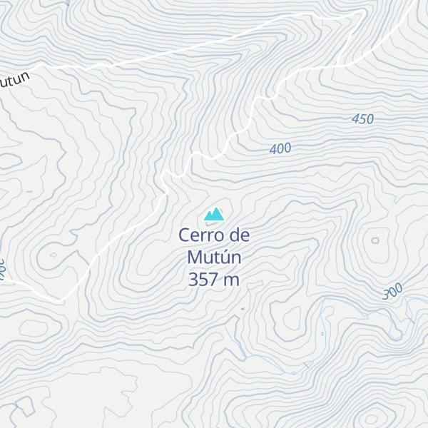 Map of Cerro de Mutún