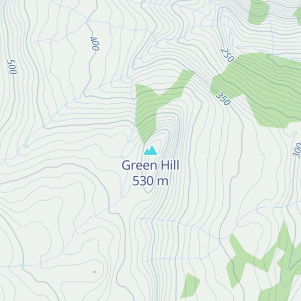 Map of Green Hill