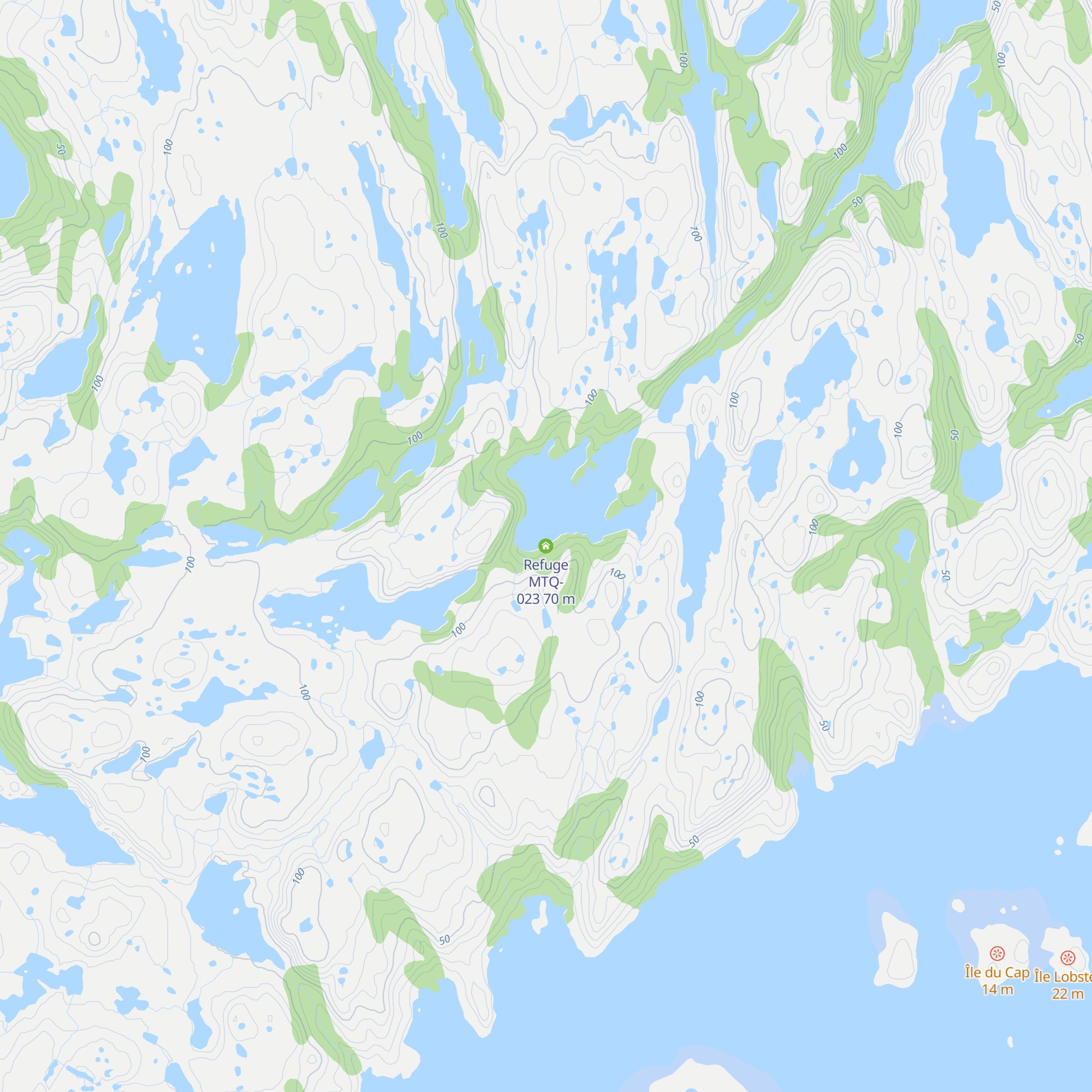 Refuge MTQ-023 map