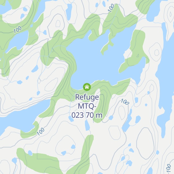 Map of Refuge MTQ-023