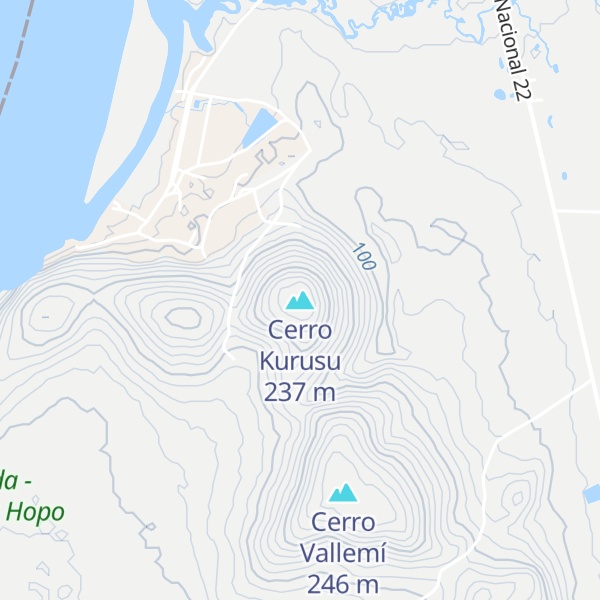 Map of Cerro de Valemi