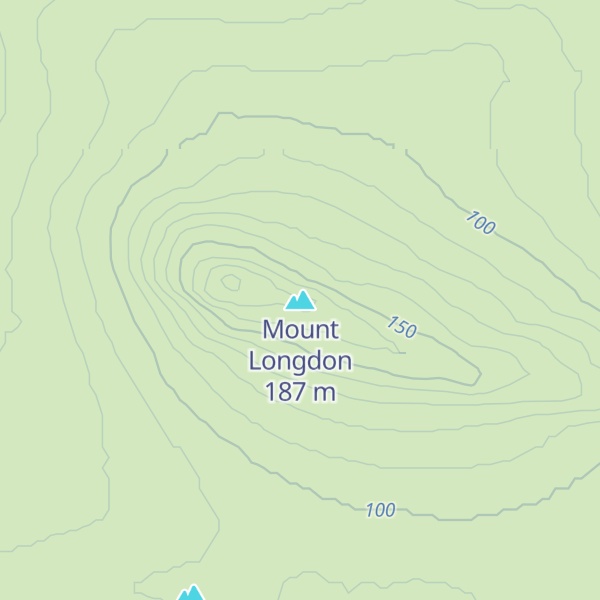 Map of Mount Longdon