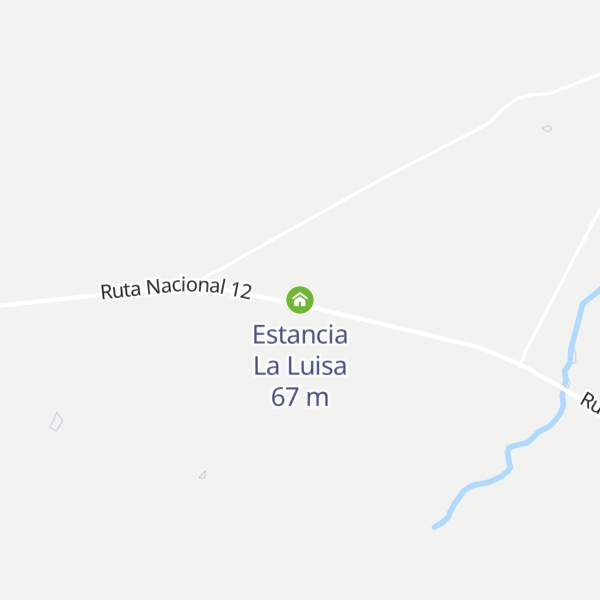 Map of Estancia La Luisa