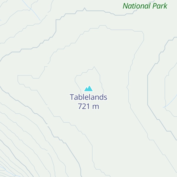 Map of Tablelands