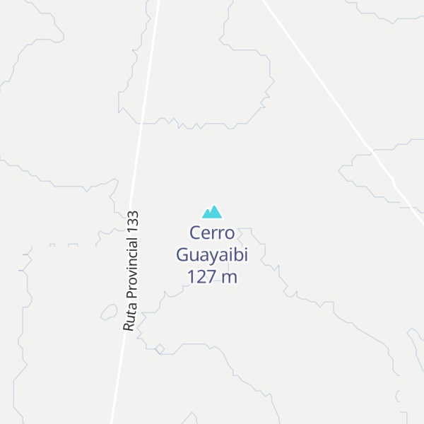 Map of Cerro Guayaibi