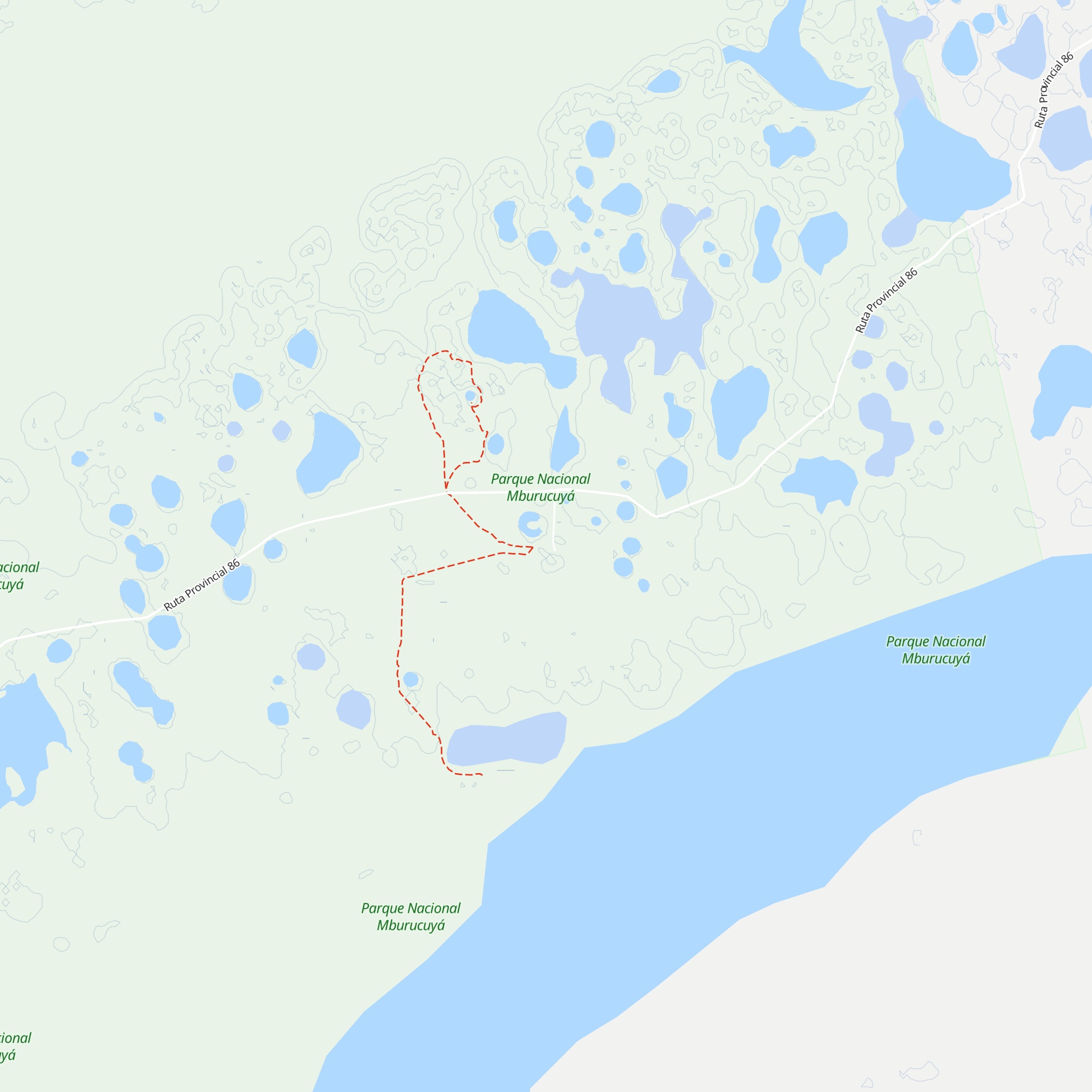 Guardaparques map