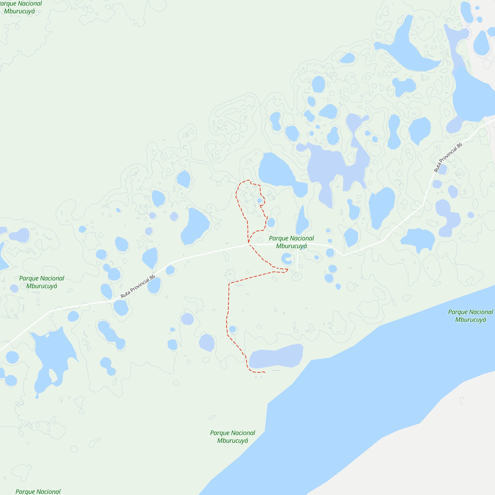 Guardaparques map