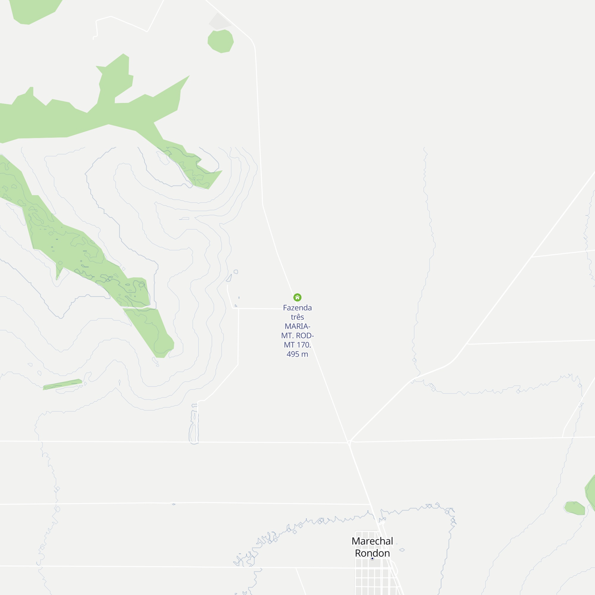 Fazenda três MARIA-MT. ROD-MT 170. map