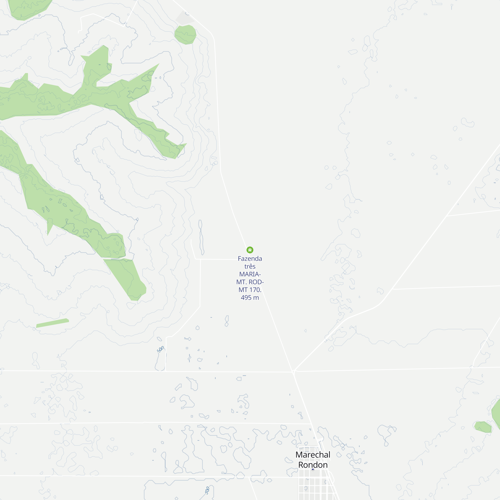 Fazenda três MARIA-MT. ROD-MT 170. map