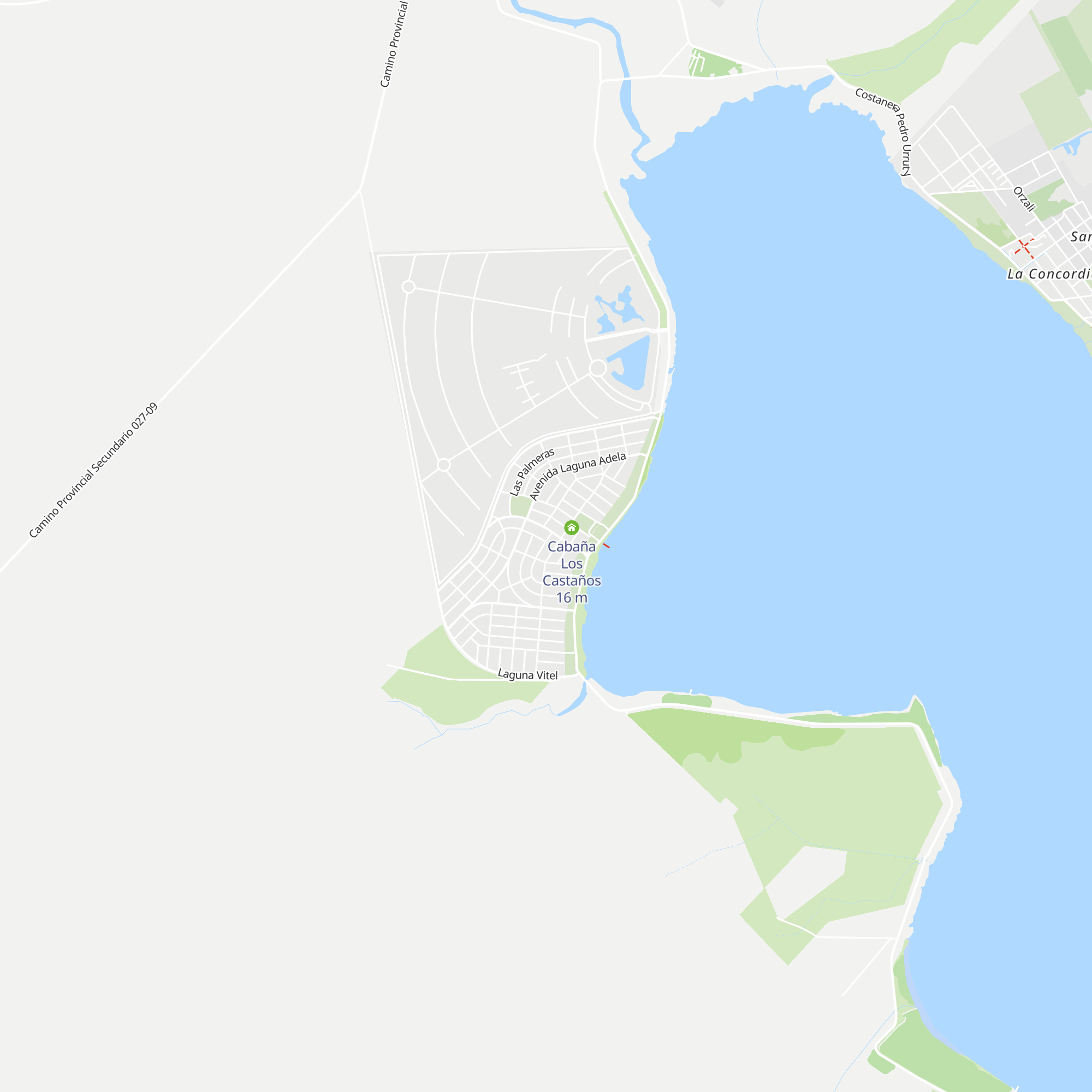 Cabañas Los Arrayanes map