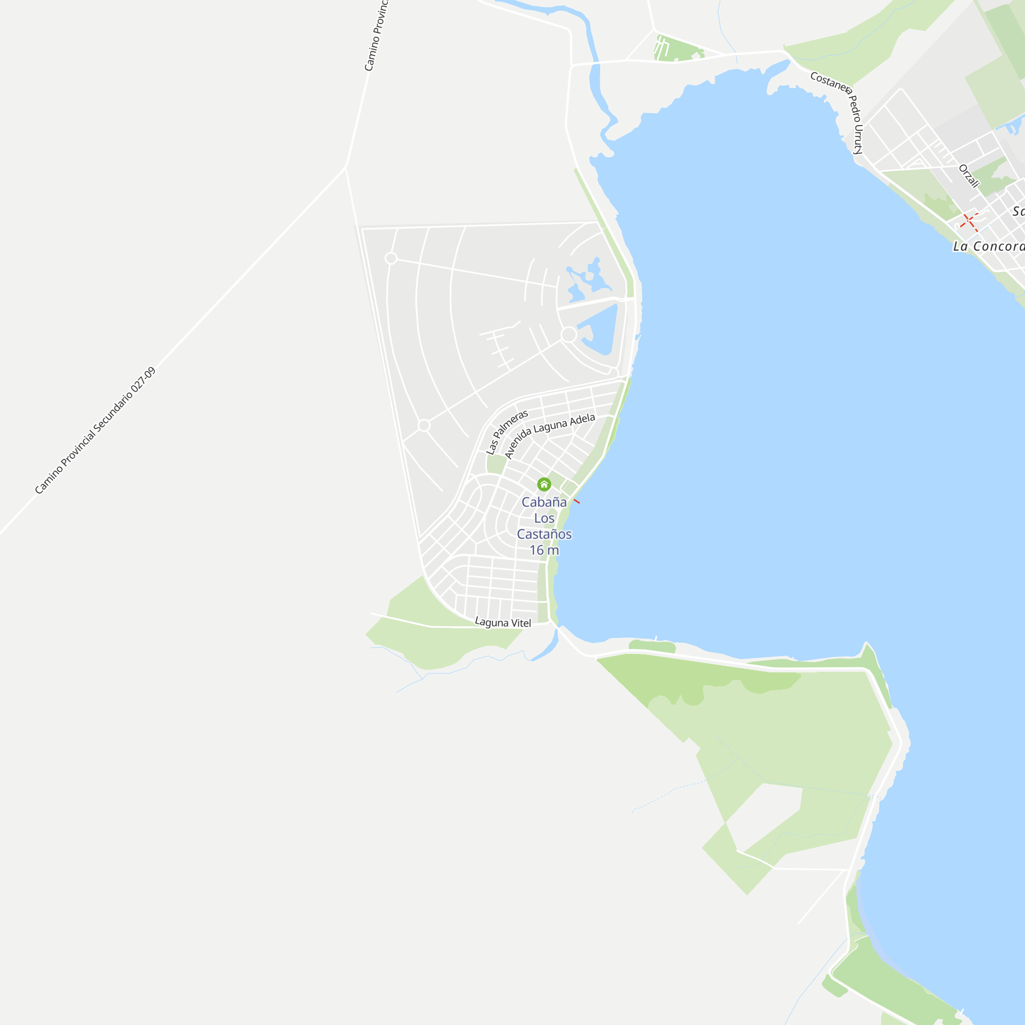Cabañas Chícharo map