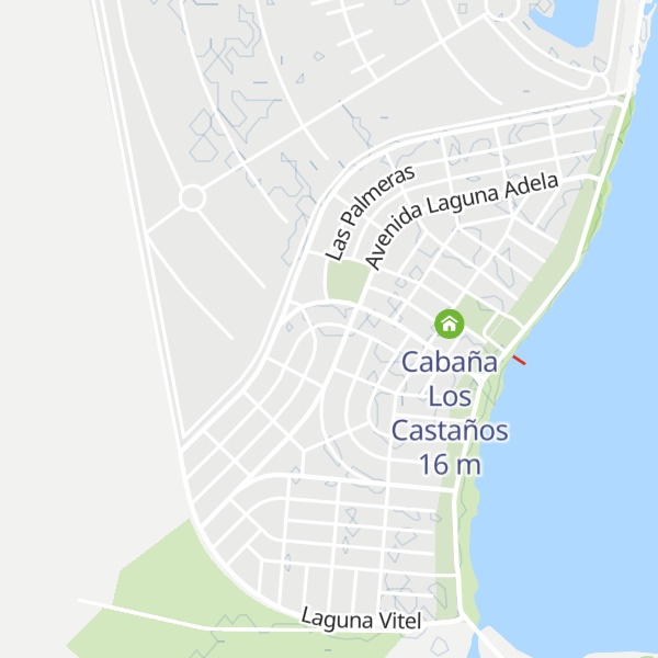 Map of Cabañas Aires de Lomas Altas