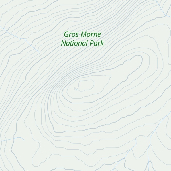 Map of Table Mountain