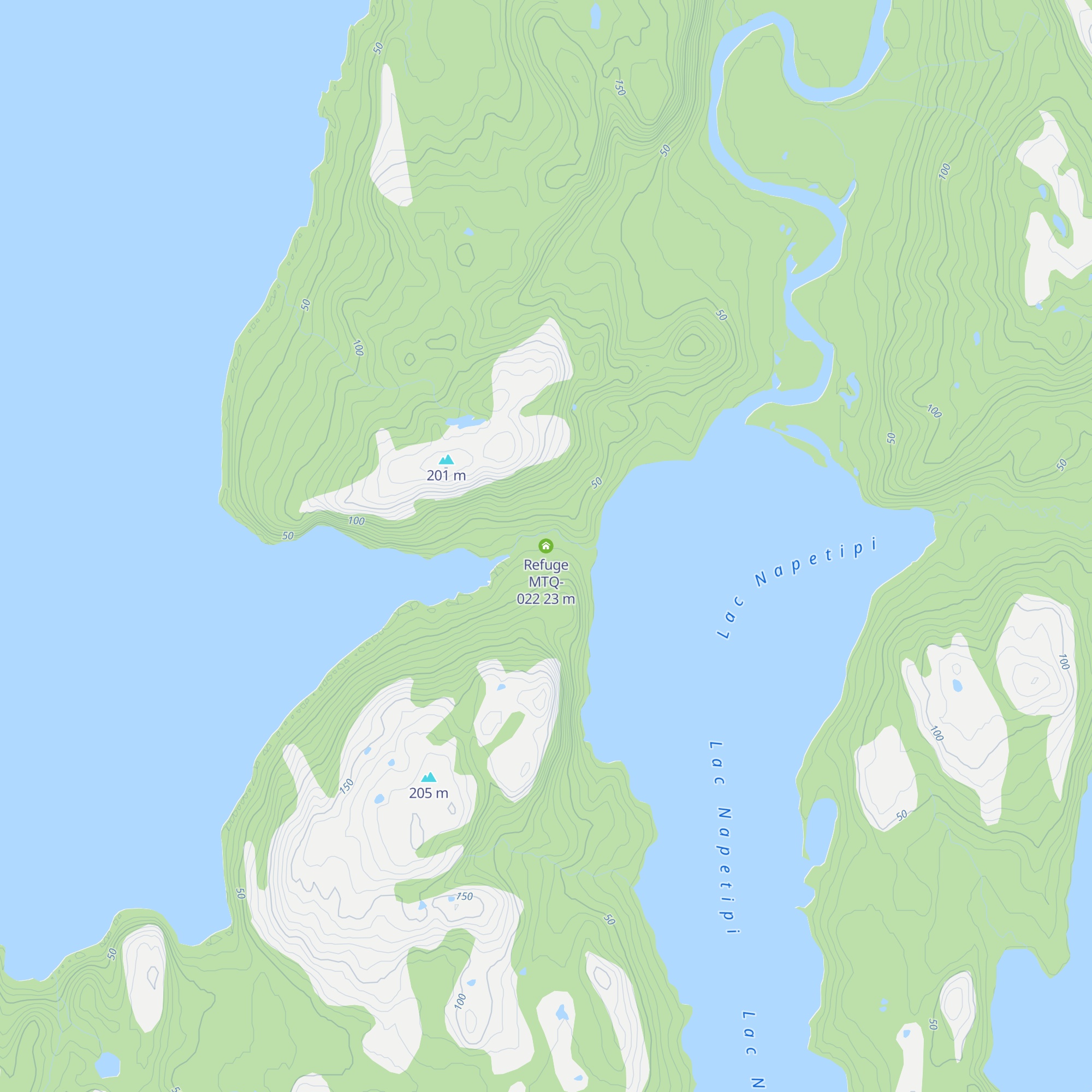 Refuge MTQ-022 map