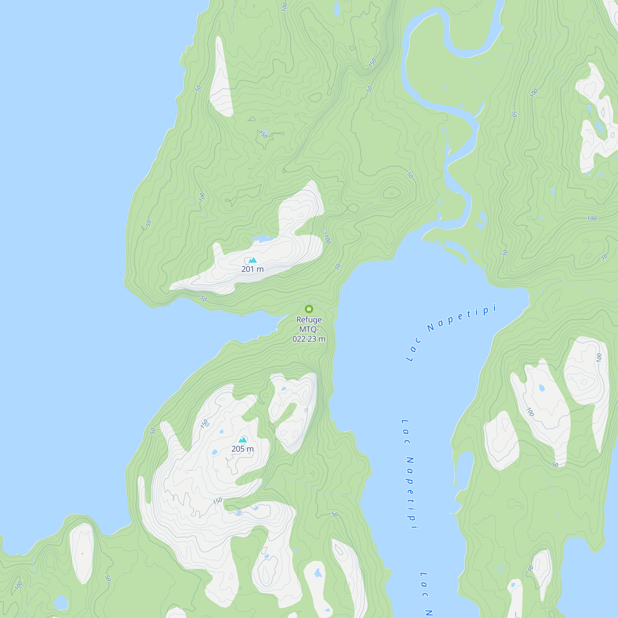 Refuge MTQ-022 map