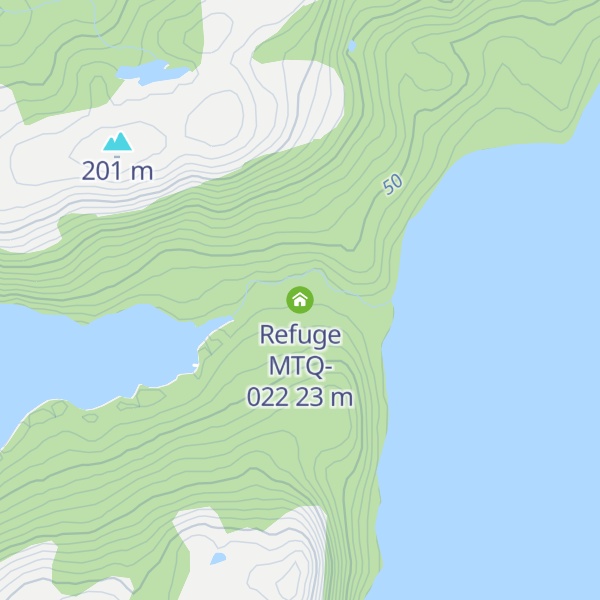 Map of Refuge MTQ-022