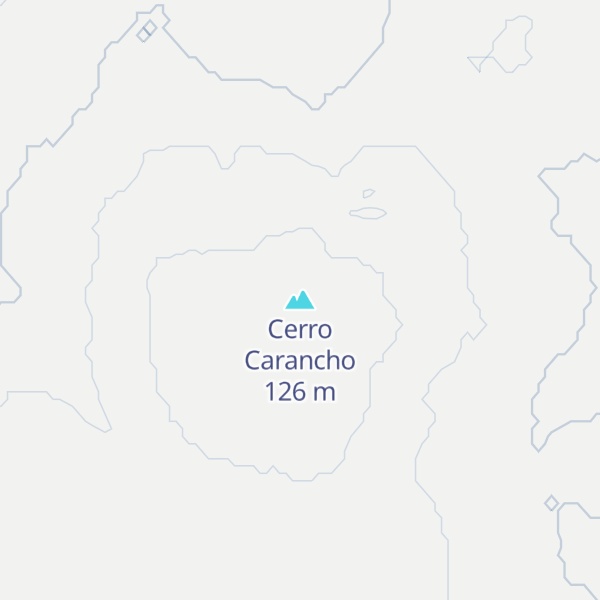 Map of Cerro Carancho