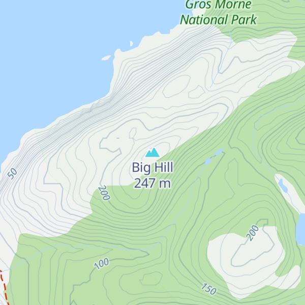 Map of Big Hill