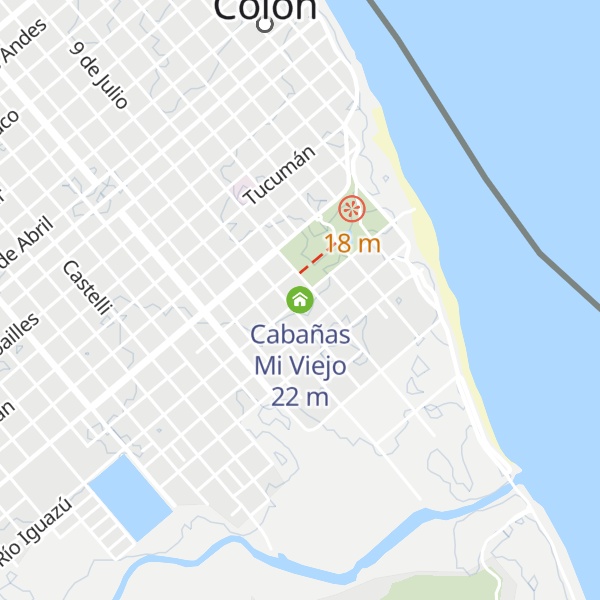 Map of Cabañas Mi Viejo