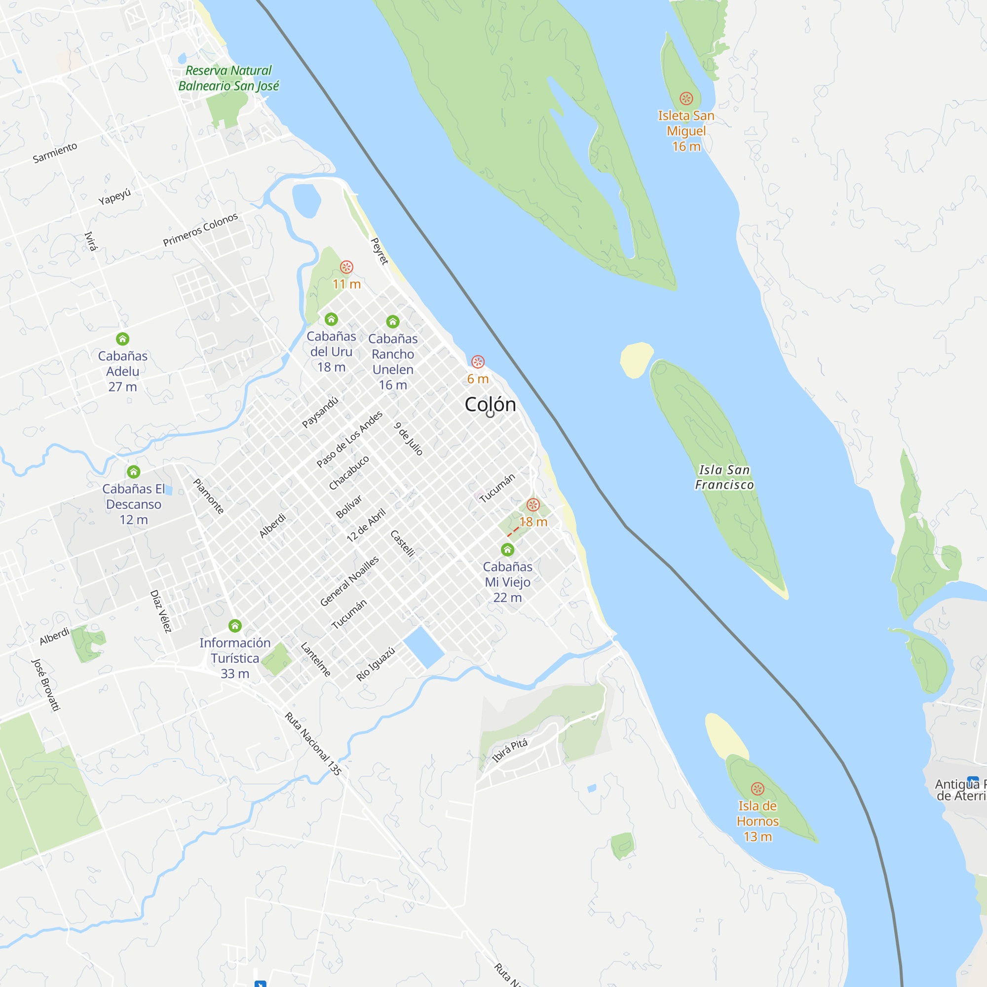 Cabañas El Sueño de Pedro map