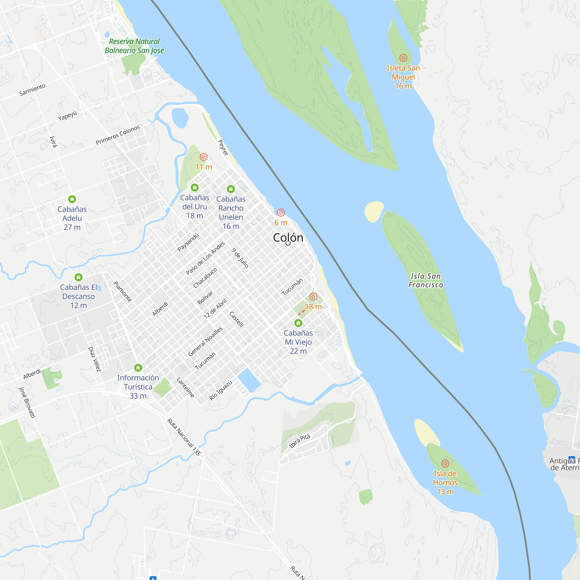 Cabañas El Sueño de Pedro map