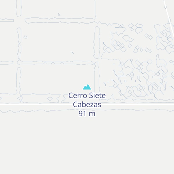Map of Cerro Siete Cabezas