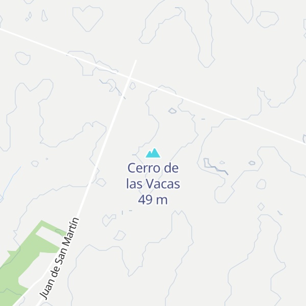 Map of Cerro de las Vacas