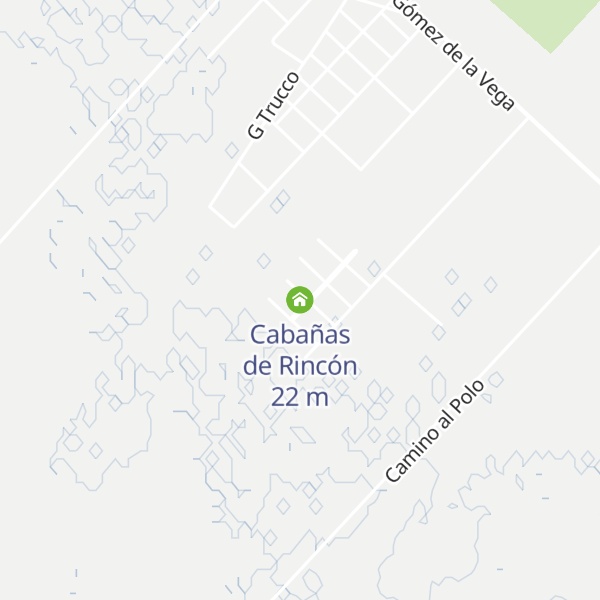 Map of Cabañas de Rincón