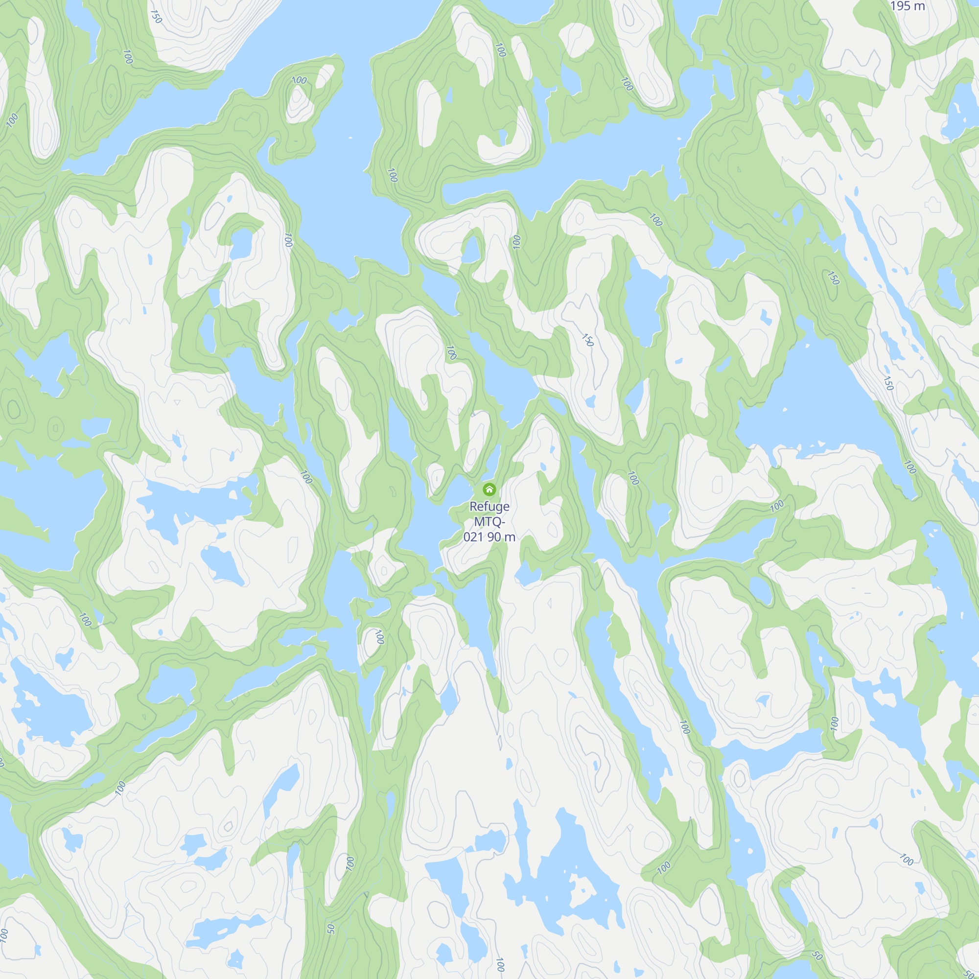 Refuge MTQ-021 map