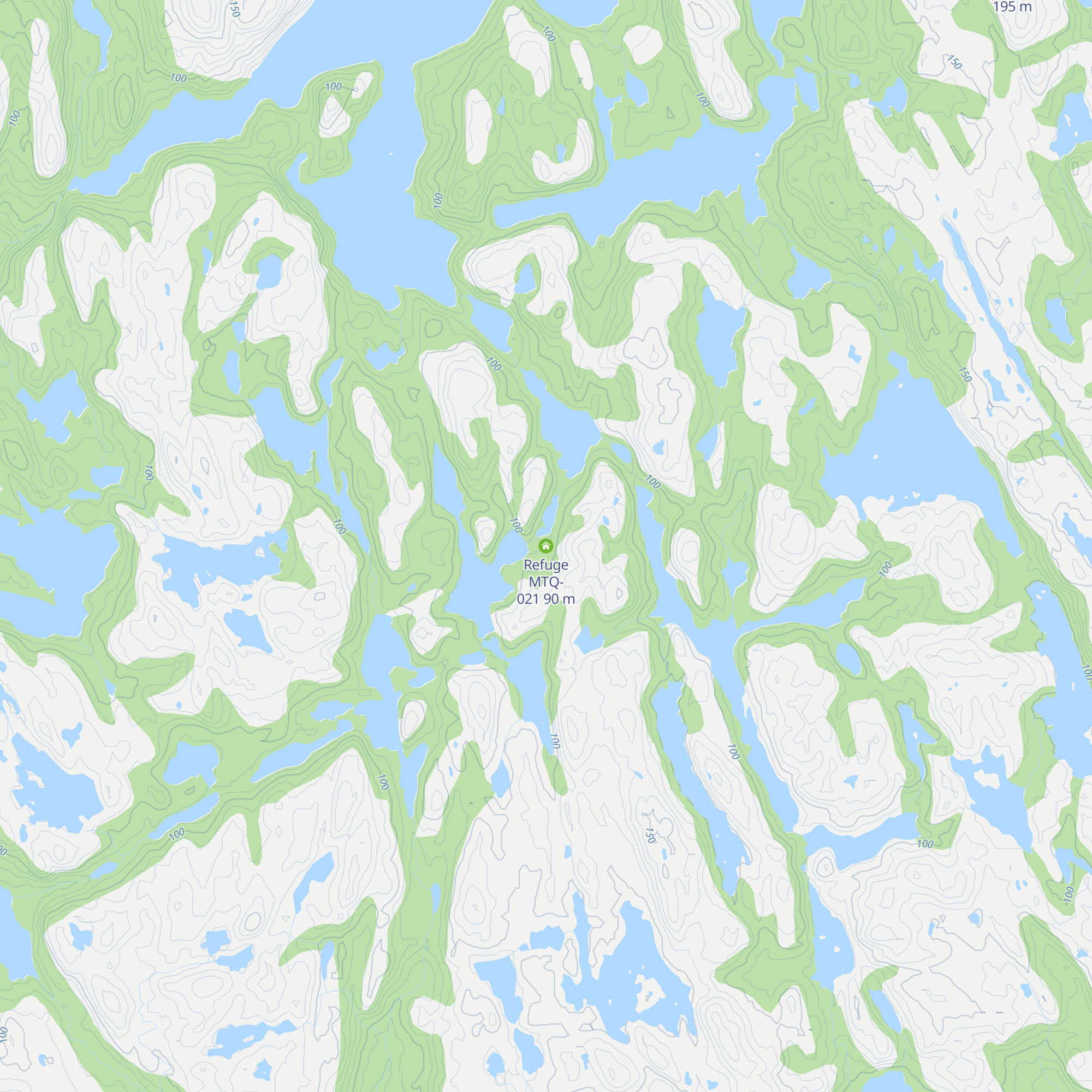 Refuge MTQ-021 map