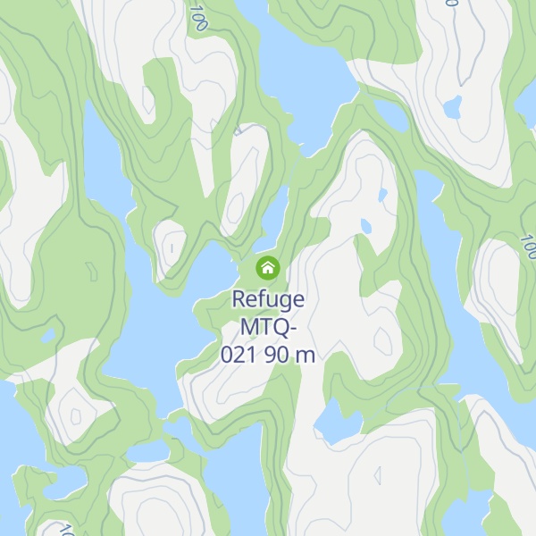 Map of Refuge MTQ-021