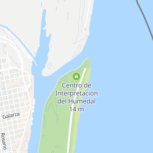 Map of Centro de Interpretación del Humedal