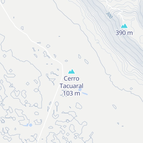 Map of Cerro Tacuaral