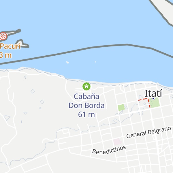 Map of Cabaña Don Borda