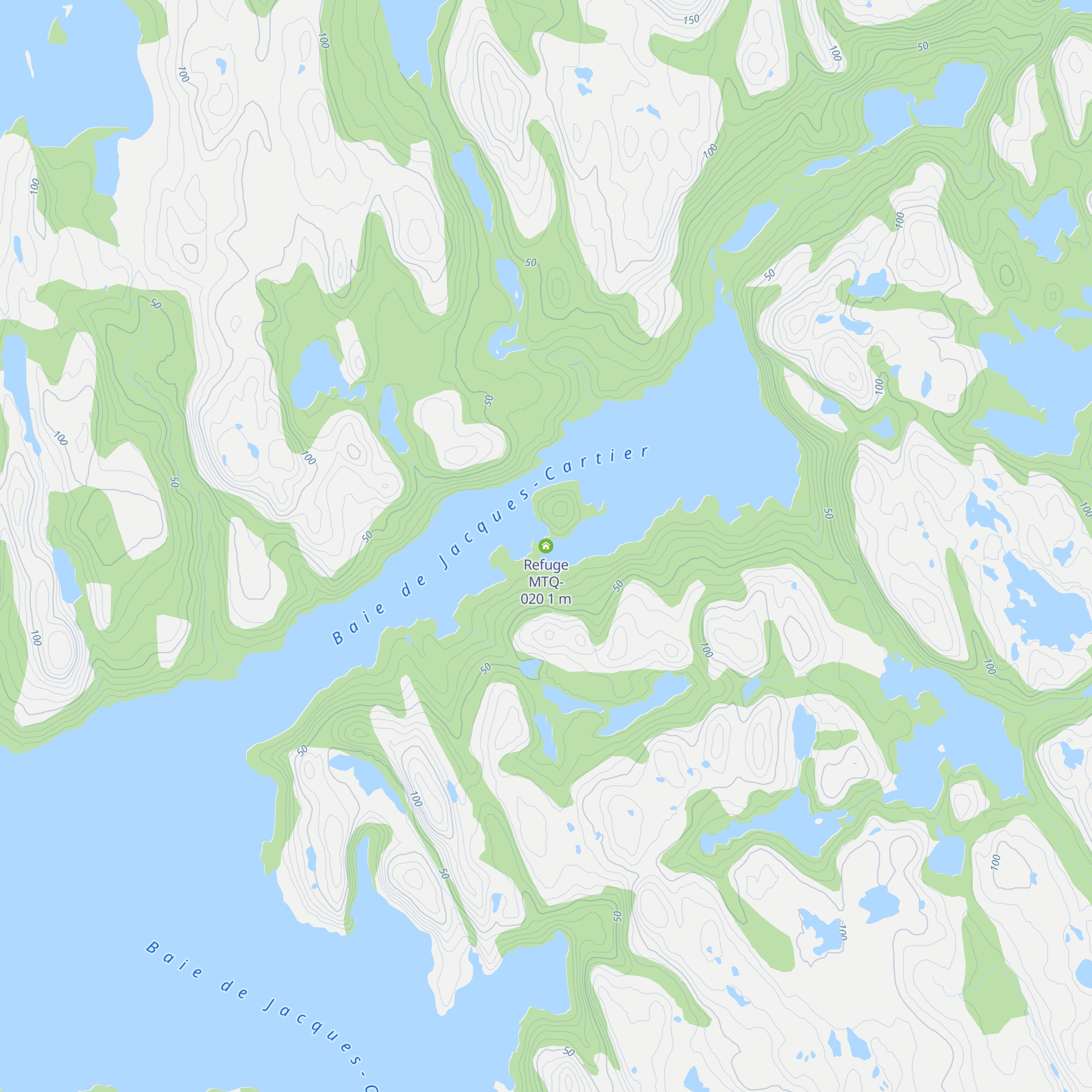 Refuge MTQ-020 map