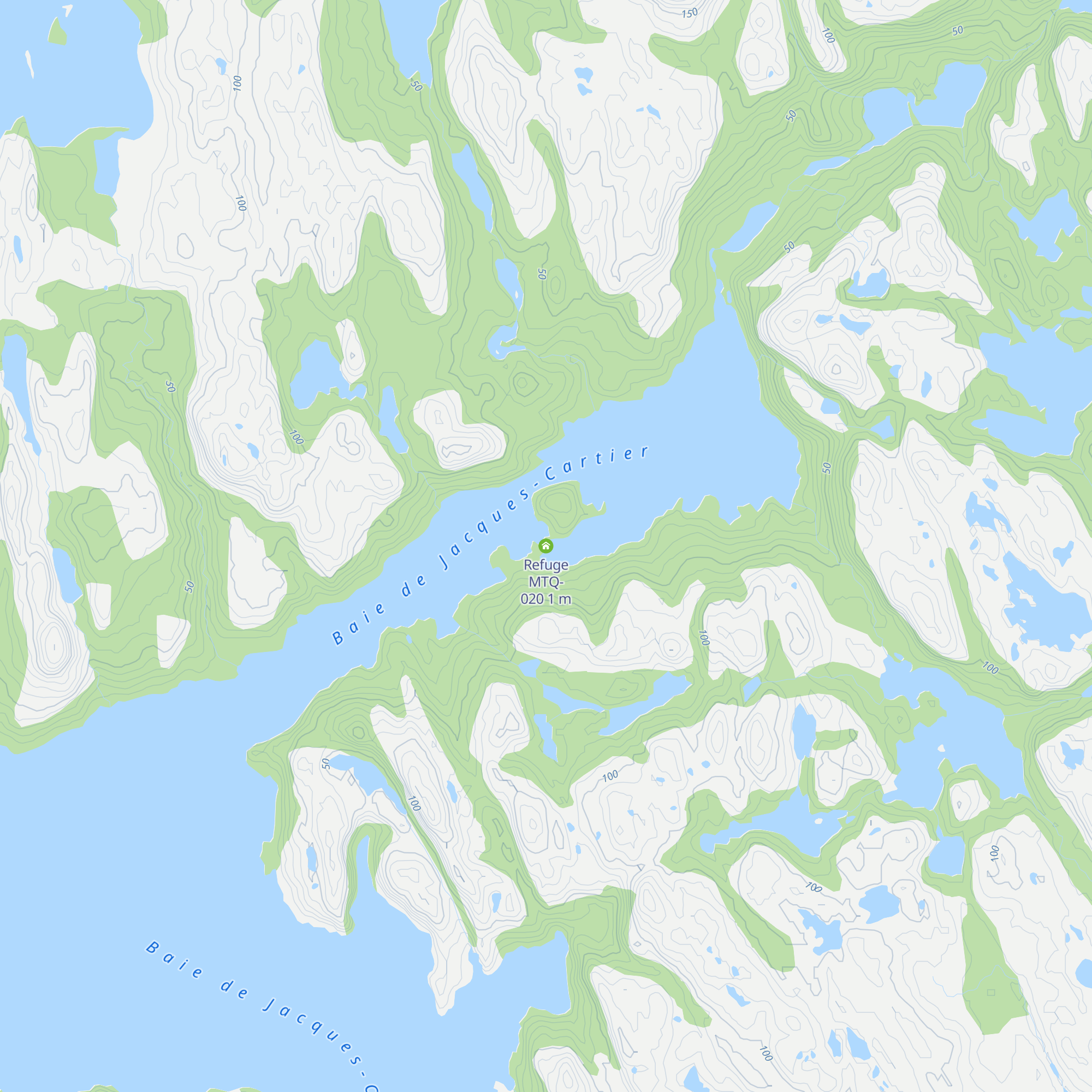 Refuge MTQ-020 map