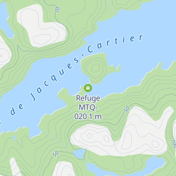 Map of Refuge MTQ-020