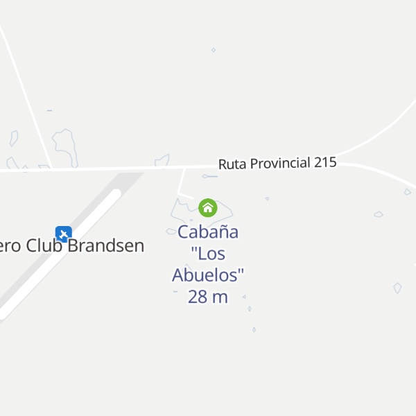 Map of Cabaña "Los Abuelos"