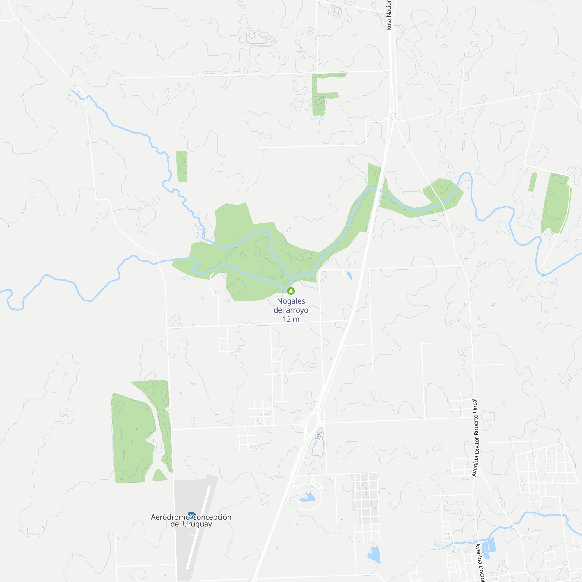 Nogales del arroyo map