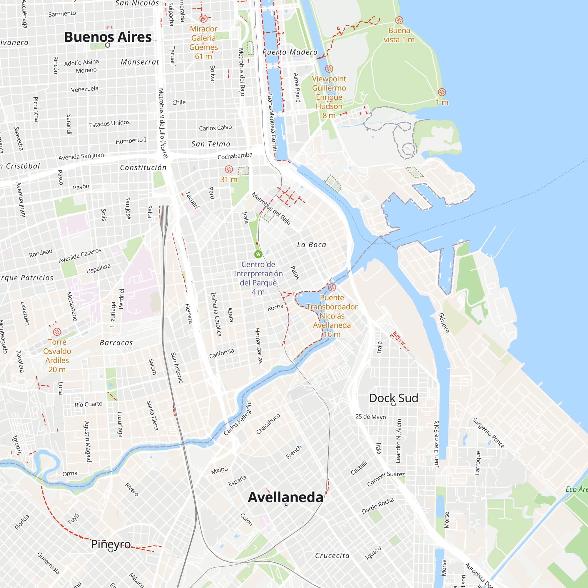 Caminito Tourist Assistance Center map