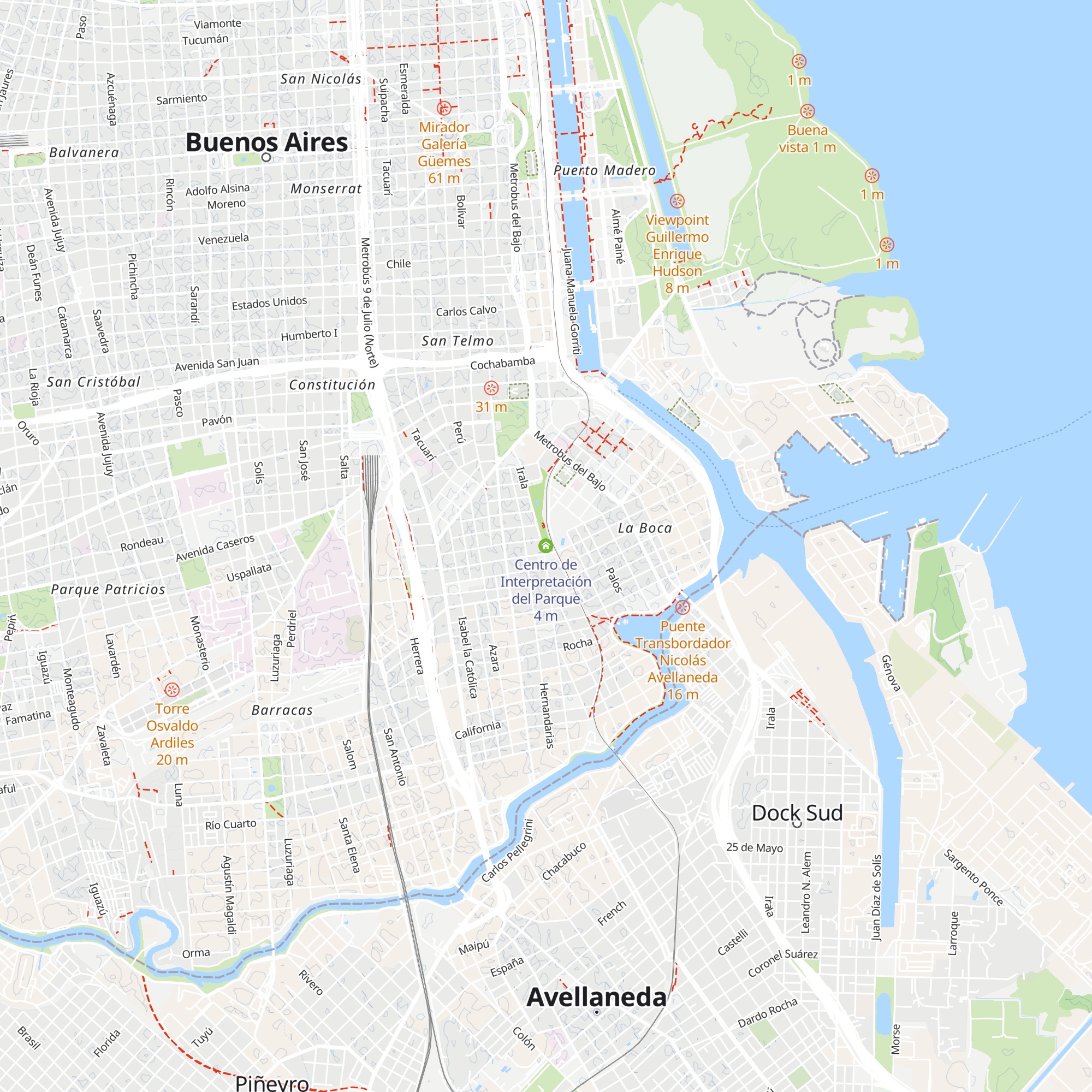 Centro de Interpretación del Parque map