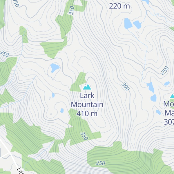 Map of Lark Mountain