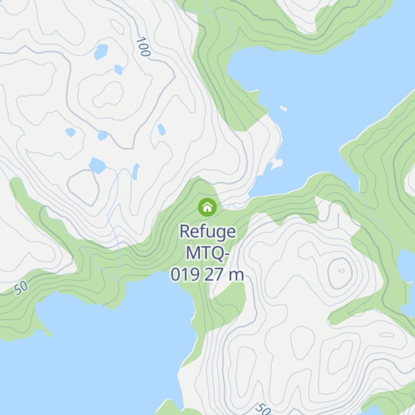 Map of Refuge MTQ-019