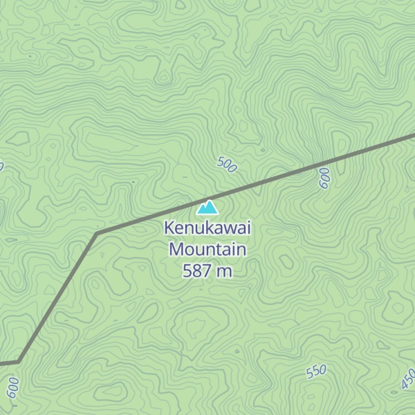 Map of Kenukawai Mountain