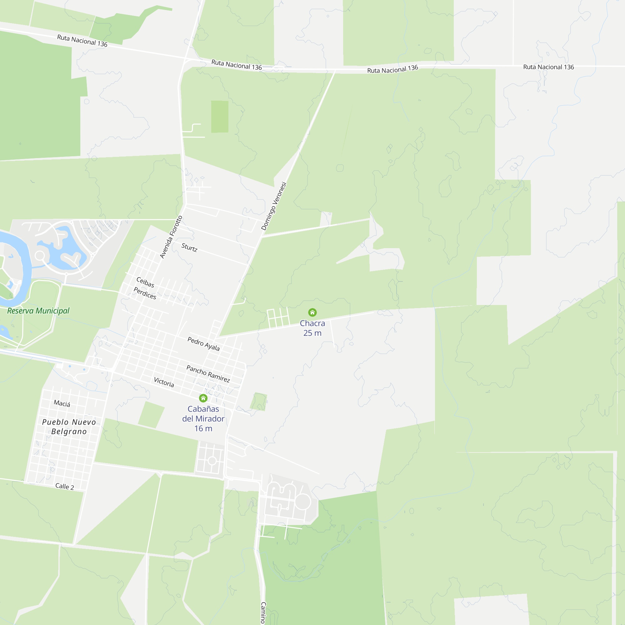 Chacra map