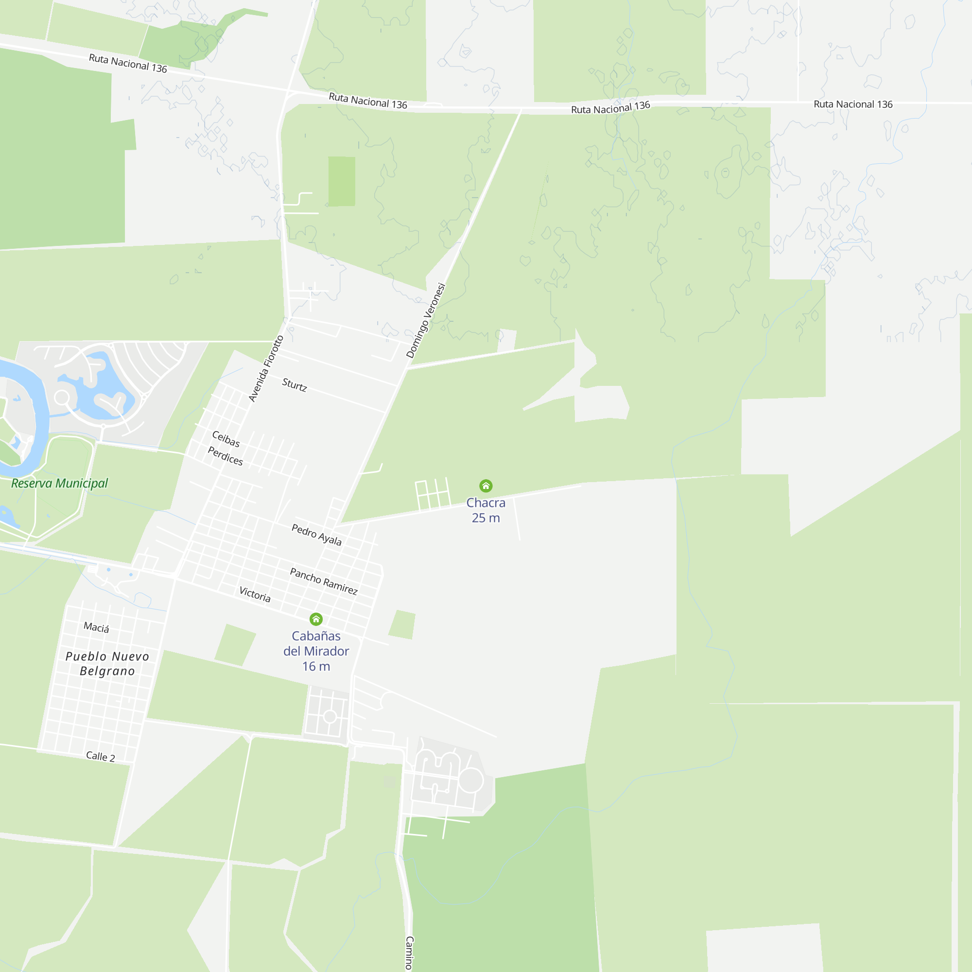 Chacra map
