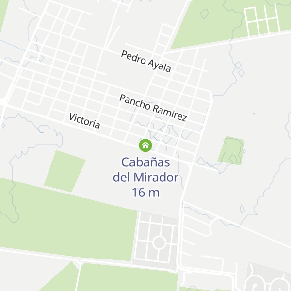 Map of Cabañas del Mirador