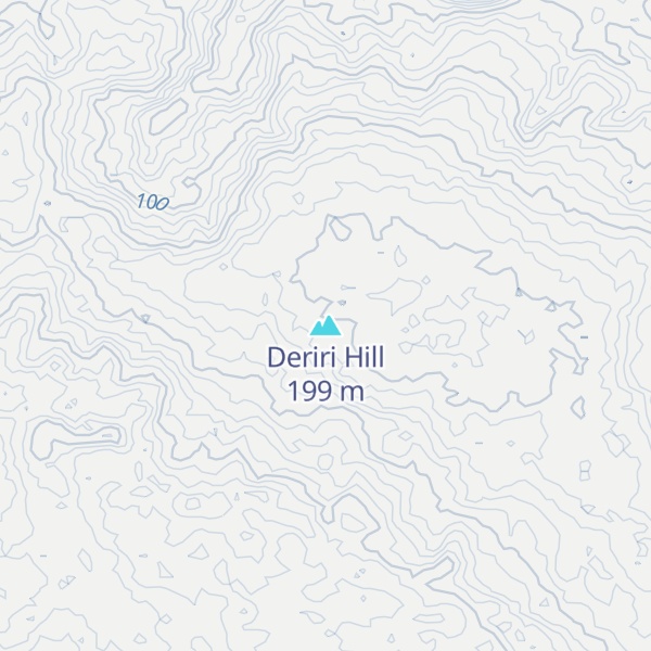 Map of Deriri Hill