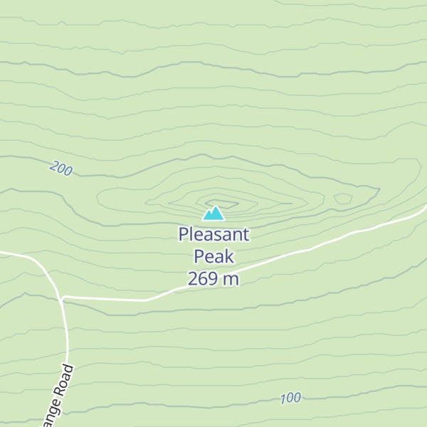 Map of Pleasant Peak
