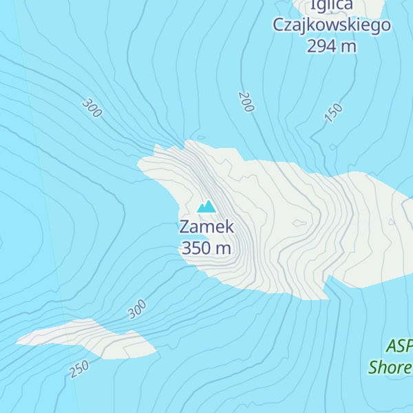 Map of Zamek